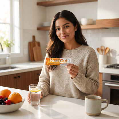 FlushGut Fiber Gummies Jelly - Orange