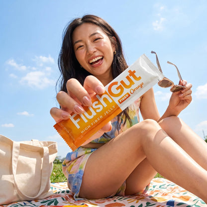 FlushGut Fiber Gummies Jelly - Orange