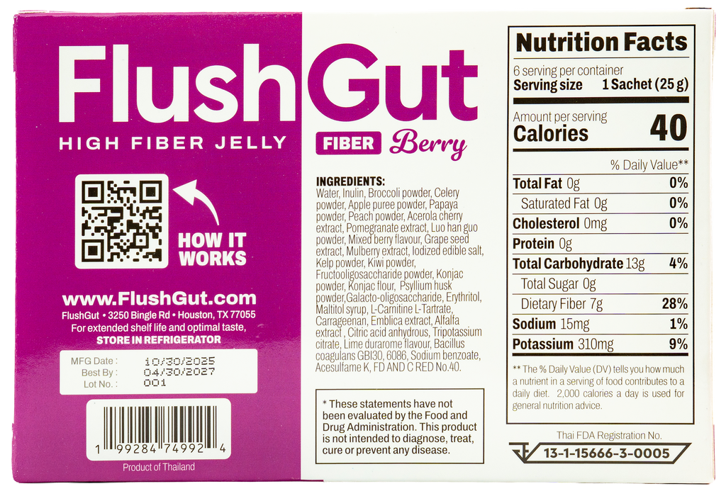 FlushGut - Orange and Berry Combo Pack
