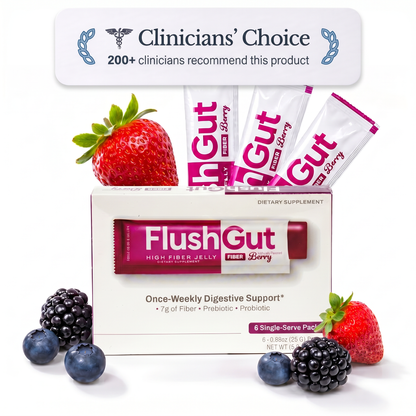 FlushGut Fiber Gummies Jelly - Berry