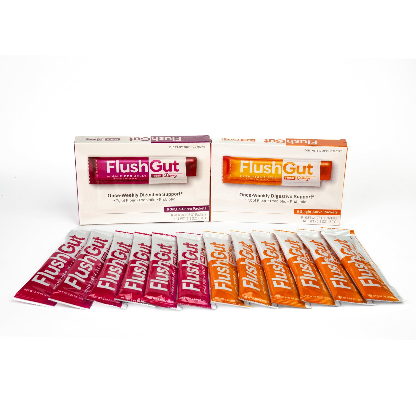 FlushGut - Orange and Berry Combo Pack