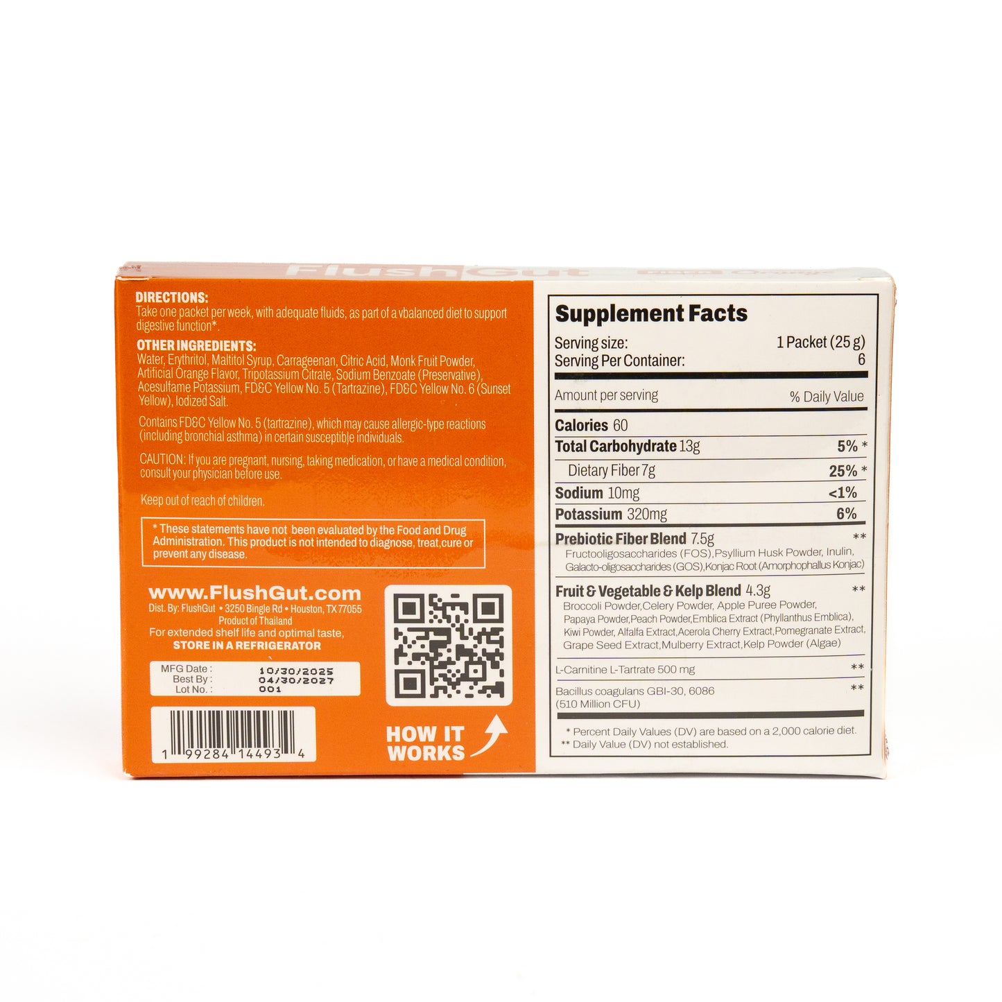 FlushGut Orange Fiber Jelly