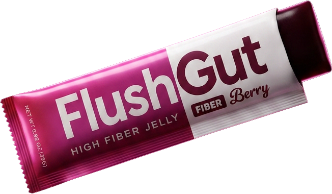 FlushGut Berry fiber jelly packet