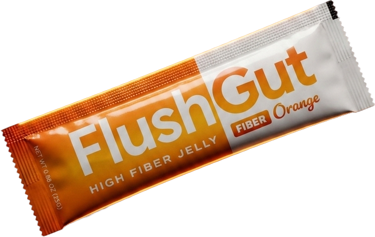 FlushGut Orange fiber jelly packet